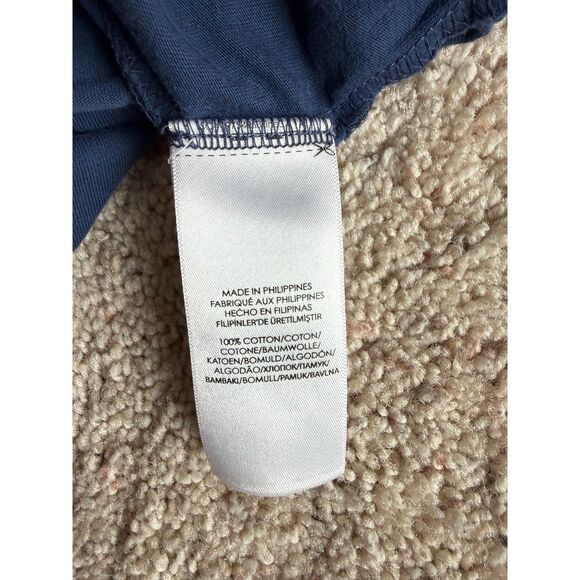 VINTAGE Polo Ralph Lauren 4XLT T-Shirt Navy Nautical Back Graphic Big Tall Prep - Picture 5 of 7